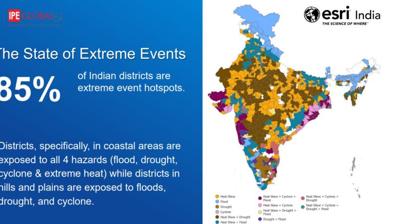 जलवायु परिवर्तन से विनाशकारी स्थिति पैदा हो रही, भारत के 85 प्रतिशत से अधिक जिले चक्रवात, बाढ़, सूखा और लू की आशंका से ग्रस्तः आईपीई ग्लोबल व एसरी इंडिया अध्ययन