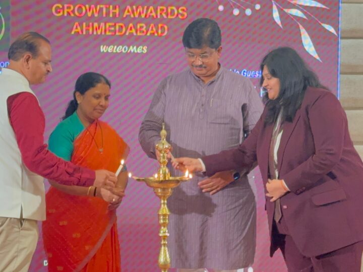 भारत का प्रतिष्ठित ग्रोथ अवॉर्ड शो अहमदाबाद में भव्य रूप से आयोजित हुआ