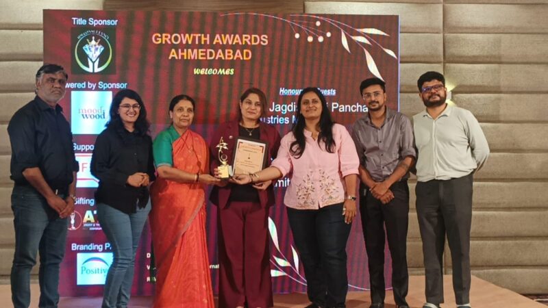 ग्रोथ अवॉर्ड्स 2025 में सेतु मीडिया मैनेजमेंट प्रा. लि. को मिला “बेस्ट पीआर एजेंसी ऑफ गुजरात” का प्रतिष्ठित एवॉर्ड