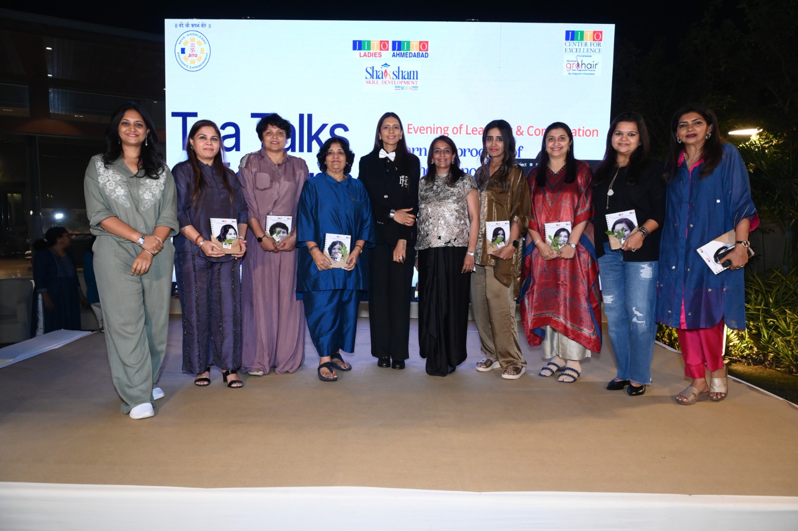 जीतो (JITO) अहमदाबाद लेडीज़ विंग द्वारा ‘टी टॉक्स & ट्रायंफ़्स’ विषय पर टॉक शो का आयोजन