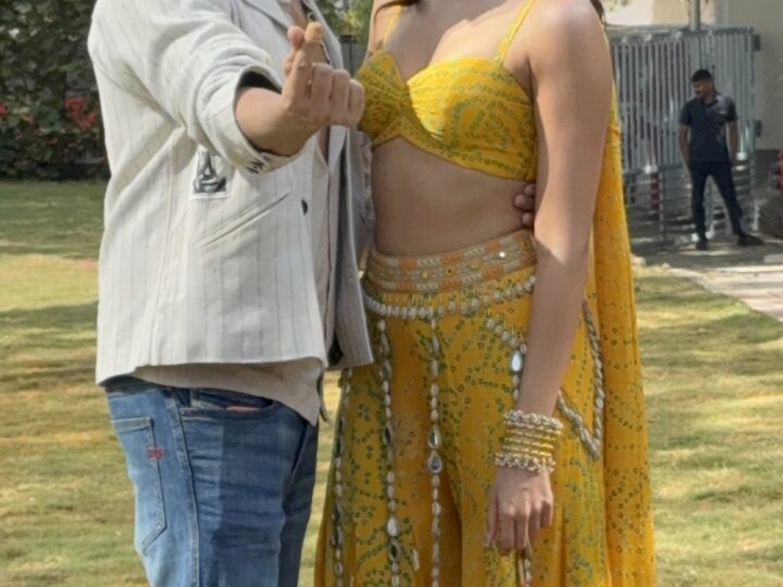 अहमदाबाद में मोहब्बत का जश्न, ‘तू मेरी मैं तेरा, मैं तेरा तू मेरी’ के मूड में दिखे कार्तिक–अनन्या