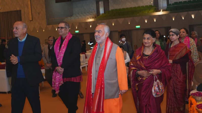 यशोभूमि में 5,000 से अधिक लोगों ने मिलकर किया दिल्ली का सबसे बड़ा हनुमान चालीसा सामूहिक पाठ