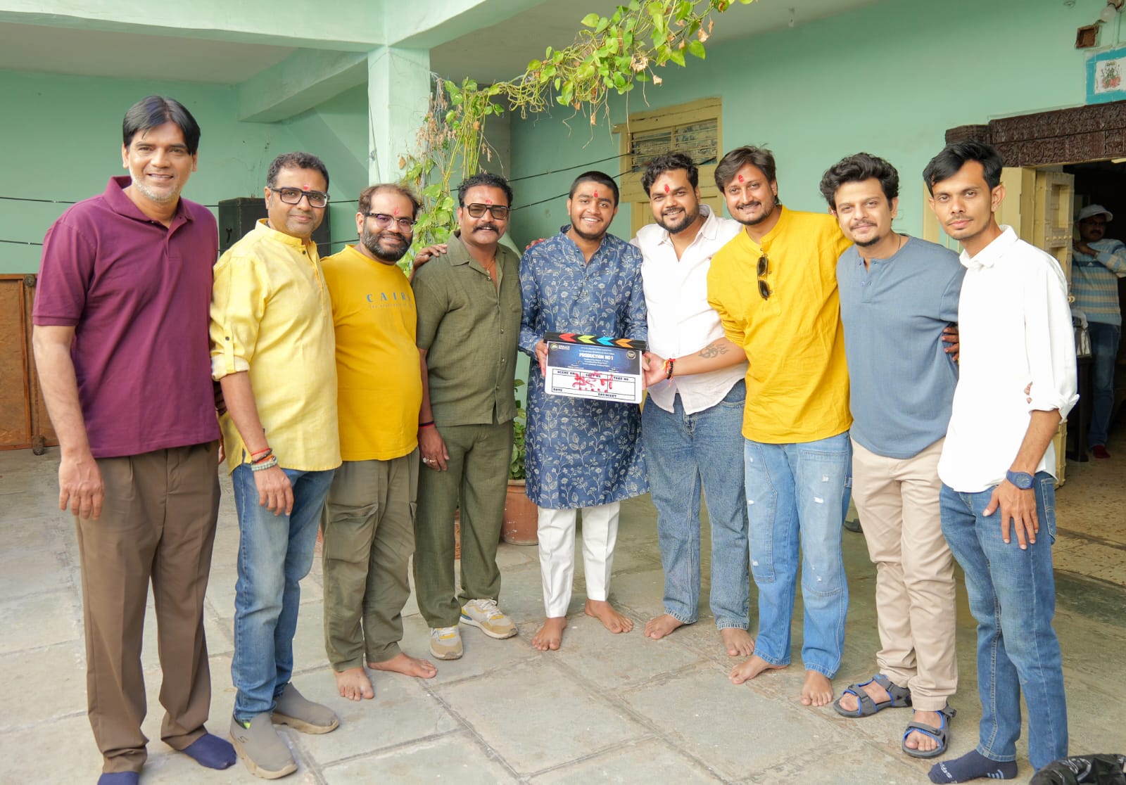 ‘द्वान प्रोडक्शन’ द्वारा नई गुजराती फिल्म का शुभ मुहूर्त