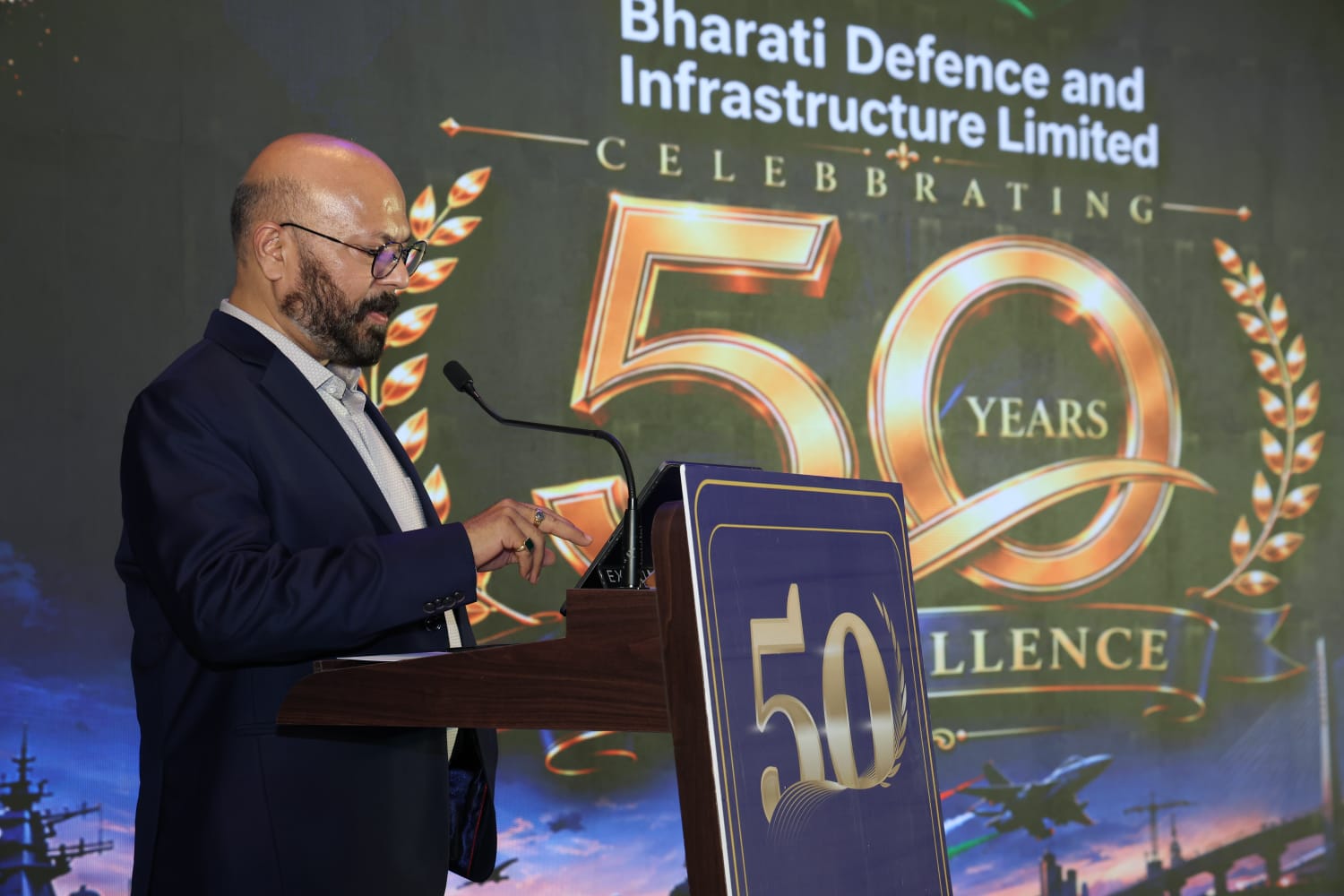 भारती डिफेंस एंड इंफ्रास्ट्रक्चर ने 50 वर्ष पूरे होने पर स्वदेशी रक्षा प्रौद्योगिकी विकास अपना रणनीतिक फोकस और मजबूत करने की घोषणा की