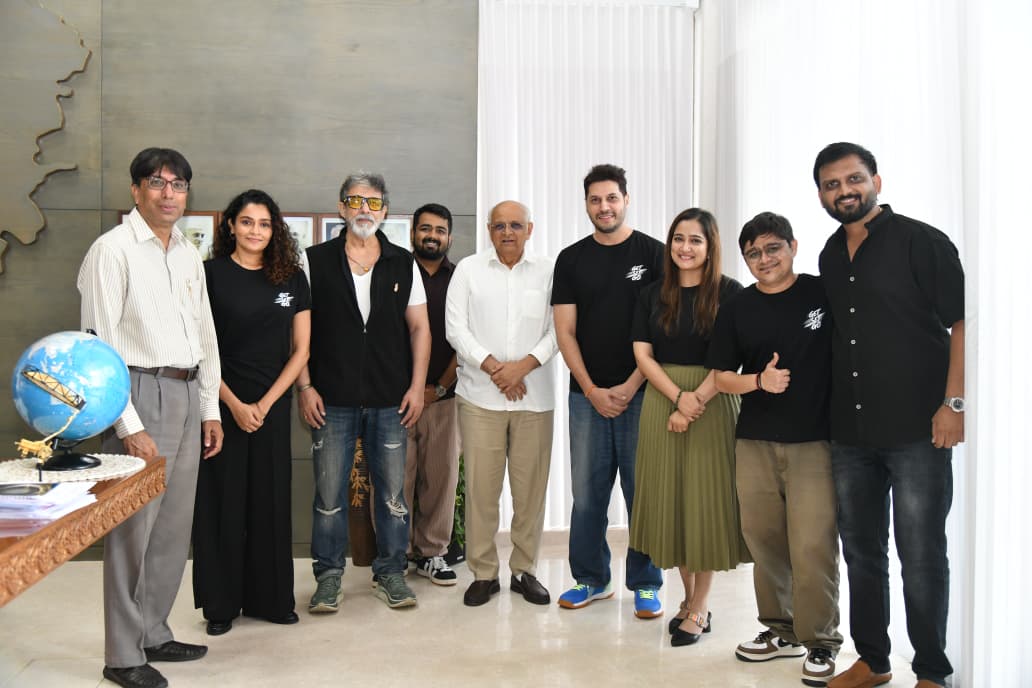 गेट सेट जो फिल्म की चिरंजीवी टीम ने सीएम भूपेंद्र पटेल से मुलाकात की, सीएम ने फिल्म टीम के राहत कार्यों की तारीफ की