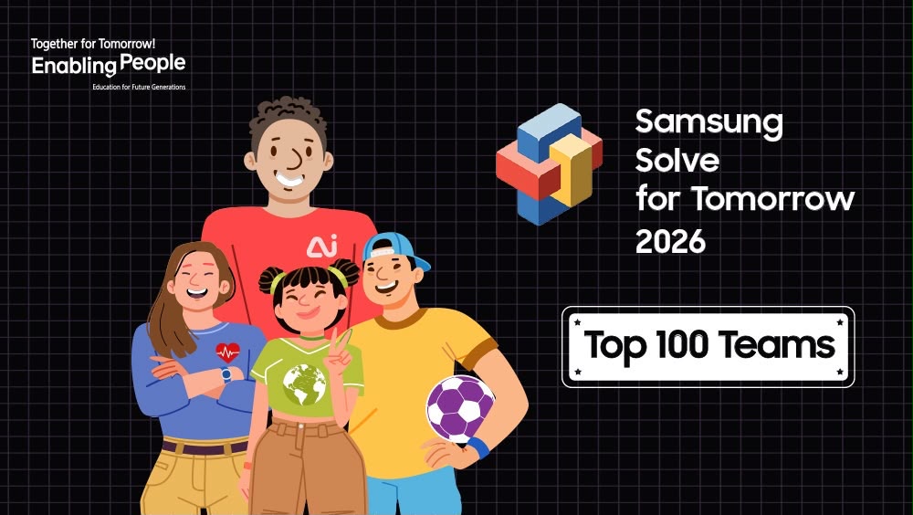 Samsung ‘सॉल्व फॉर टुमॉरो’ ने टॉप 100 युवा इनोवेटर्स को चुना है, जिनमें से 50% से ज़्यादा टियर 2 और टियर 3 शहरों से हैं