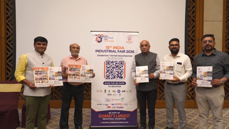 15वां इंडिया इंडस्ट्रियल फेयर – UDYAM 2026 : गांधीनगर में 23 से 26 अक्टूबर तक आयोजित होगा देशभर के सूक्ष्म, लघु और मध्यम उद्यमों (MSMEs) तथा उद्योगपतियों का महाकुंभ